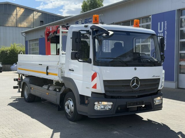 Mercedes-Benz ATEGO 818 4x2 Euro 6 Kipper Kran FASSI F65B.0.22 - Tipper van: picture 1 Mercedes-Benz ATEGO 818 4x2 Euro 6 Kipper Kran FASSI F65B.0.22 - Tipper van: picture 1