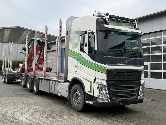 Volvo FH 510 8x4 Holztransporter Kran PENZ + Anhänger - Timber truck, Crane truck: picture 1 Volvo FH 510 8x4 Holztransporter Kran PENZ + Anhänger - Timber truck, Crane truck: picture 1