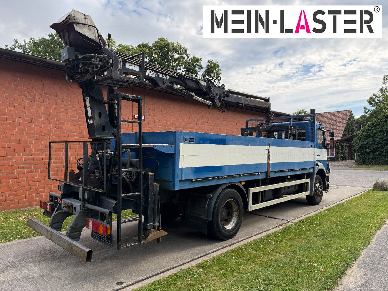 Mercedes-Benz 1823 Atego Atlas 105.2 1.Hand nur 226.000 km - Dropside/ Flatbed truck, Crane truck: picture 5 Mercedes-Benz 1823 Atego Atlas 105.2 1.Hand nur 226.000 km - Dropside/ Flatbed truck, Crane truck: picture 5