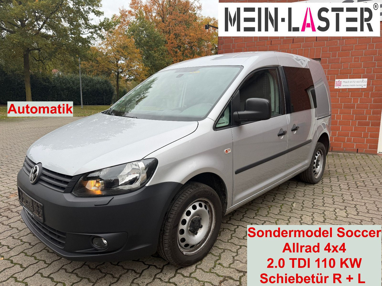 Volkswagen Caddy 2.0 TDI Soccer 4Motion Automatik 1. Hand - Station wagon: picture 1 Volkswagen Caddy 2.0 TDI Soccer 4Motion Automatik 1. Hand - Station wagon: picture 1