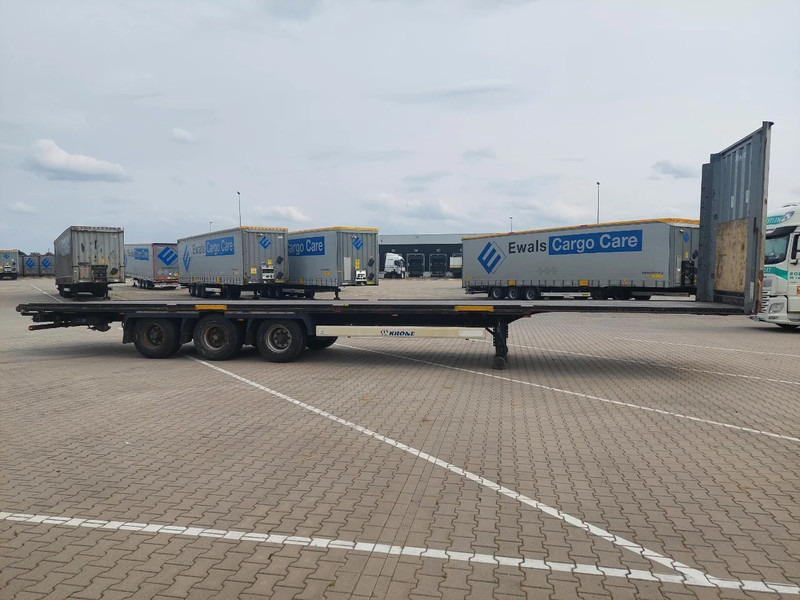 Dropside/ Flatbed semi-trailer Krone 15x 2015 MEGA P400 HUCKEPACK FLAT + 2 x Stacks van 2x 2015 MEGA P400 HUCKEPACK: picture 6