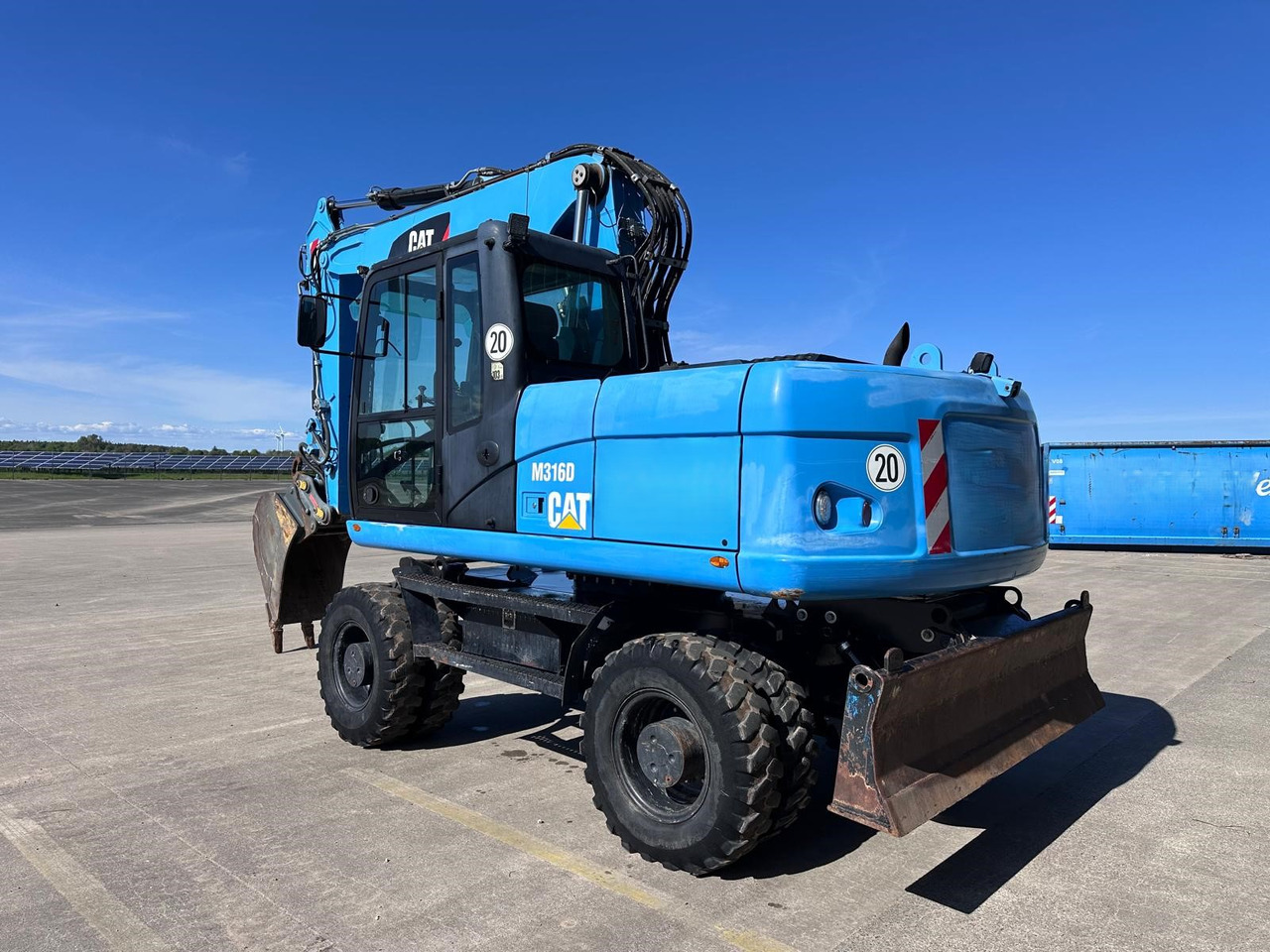 CATERPILLAR M 316 D Oil Quick OQ 65 Deutsche Maschine Top ! - Wheel excavator: picture 3 CATERPILLAR M 316 D Oil Quick OQ 65 Deutsche Maschine Top ! - Wheel excavator: picture 3