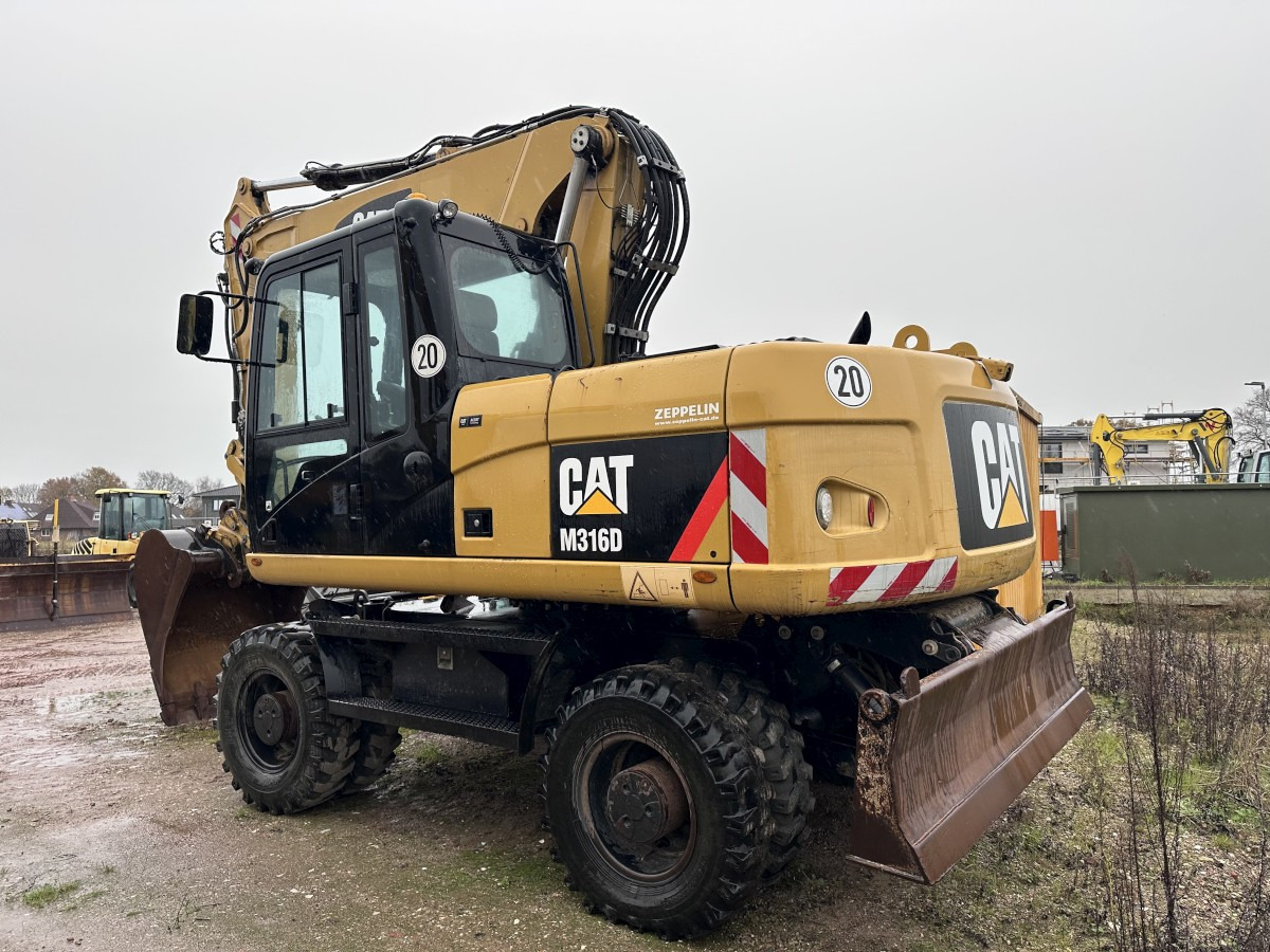 CATERPILLAR M 316 D full Hydr. Top Zustand German machine ! - Wheel excavator: picture 2 CATERPILLAR M 316 D full Hydr. Top Zustand German machine ! - Wheel excavator: picture 2