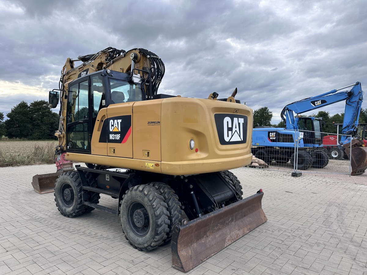CATERPILLAR M 318 F Offset boom Deutsche Maschine Top ! - Wheel excavator: picture 5 CATERPILLAR M 318 F Offset boom Deutsche Maschine Top ! - Wheel excavator: picture 5