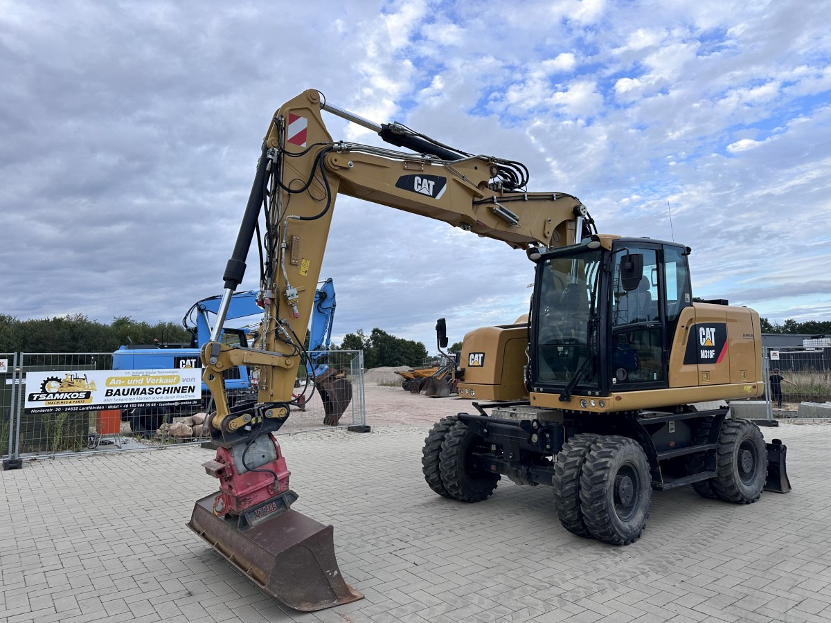CATERPILLAR M 318 F Offset boom Deutsche Maschine Top ! - Wheel excavator: picture 3 CATERPILLAR M 318 F Offset boom Deutsche Maschine Top ! - Wheel excavator: picture 3