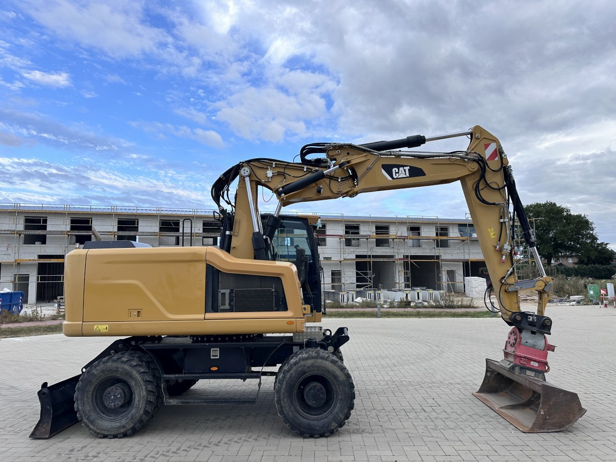 CATERPILLAR M 318 F Offset boom Deutsche Maschine Top ! - Wheel excavator: picture 2 CATERPILLAR M 318 F Offset boom Deutsche Maschine Top ! - Wheel excavator: picture 2