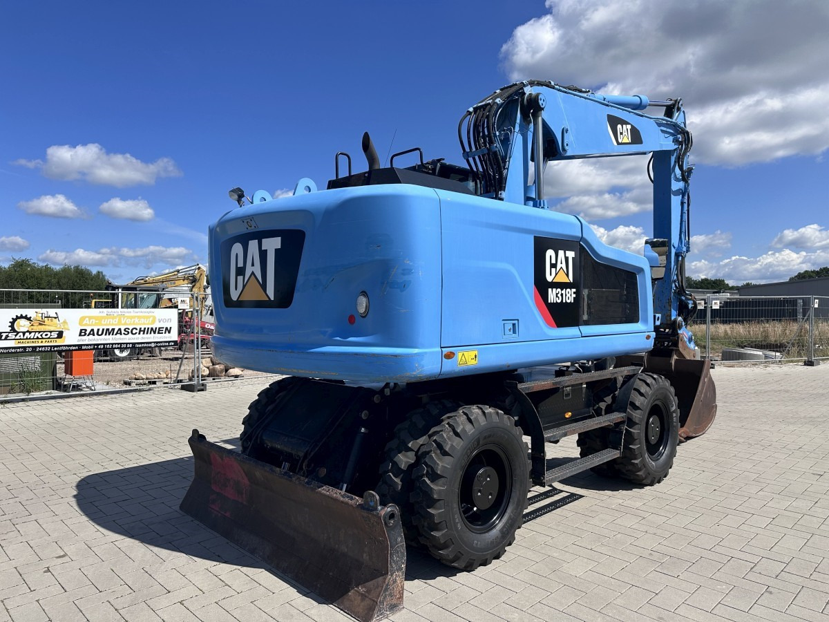 Wheel excavator CATERPILLAR M 318 F Oil Quick OQ 65 Deutsche Maschine Top !: picture 6