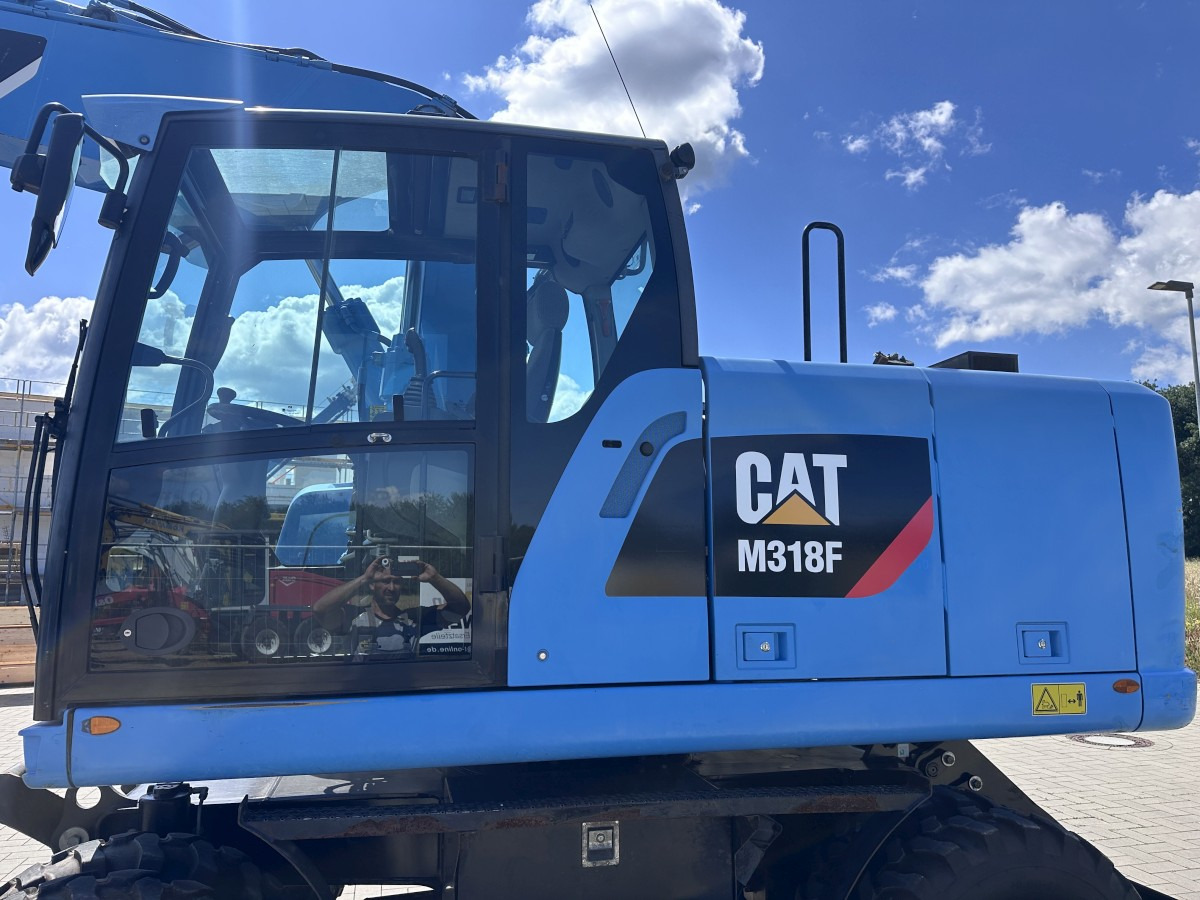 Wheel excavator CATERPILLAR M 318 F Oil Quick OQ 65 Deutsche Maschine Top !: picture 15