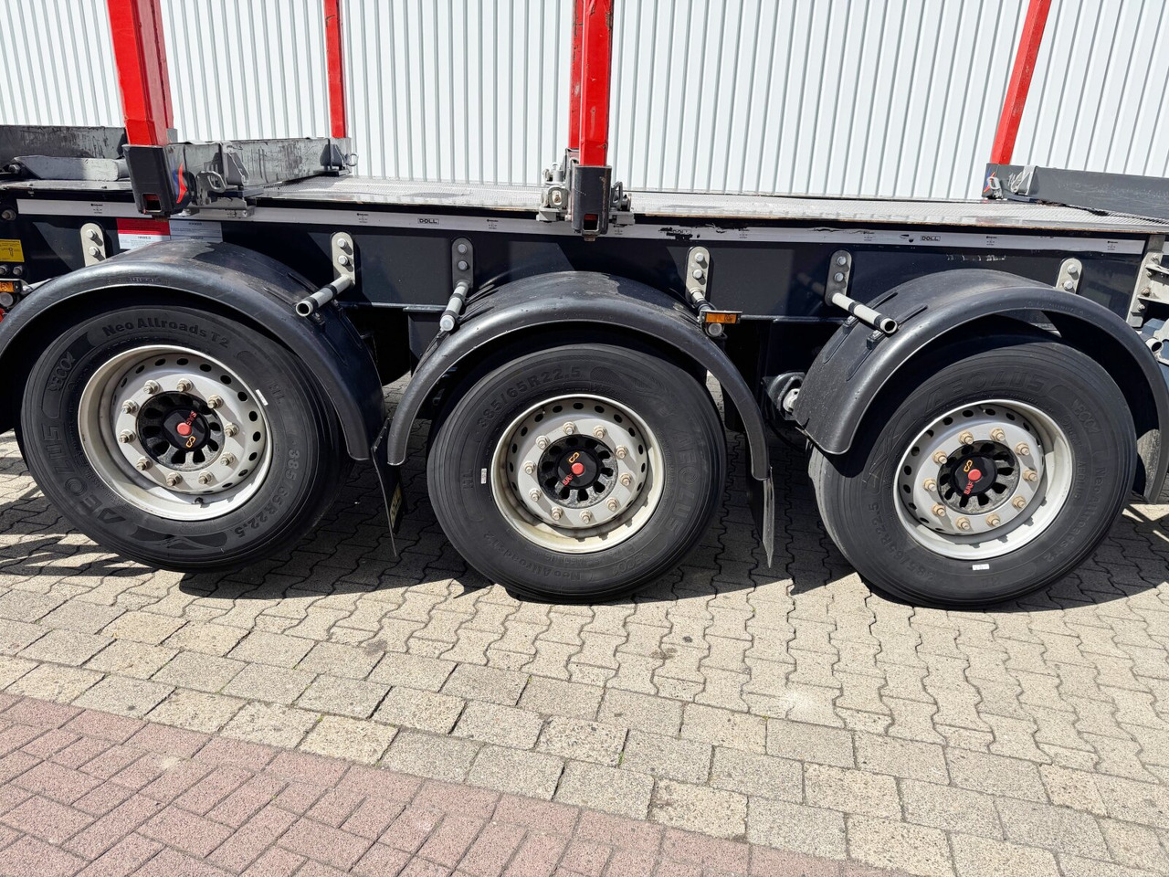 Timber semi-trailer Doll LOGO H3L-14XL LOGO H3L-14XL, Liftachse, Nachlauflenkachse, teleskopierbar 9,4m-12,9: picture 6
