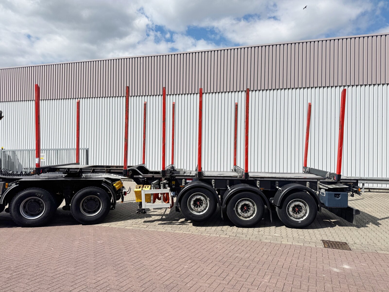 Timber semi-trailer Doll LOGO H3L-14XL LOGO H3L-14XL, Liftachse, Nachlauflenkachse, teleskopierbar 9,4m-12,9: picture 8