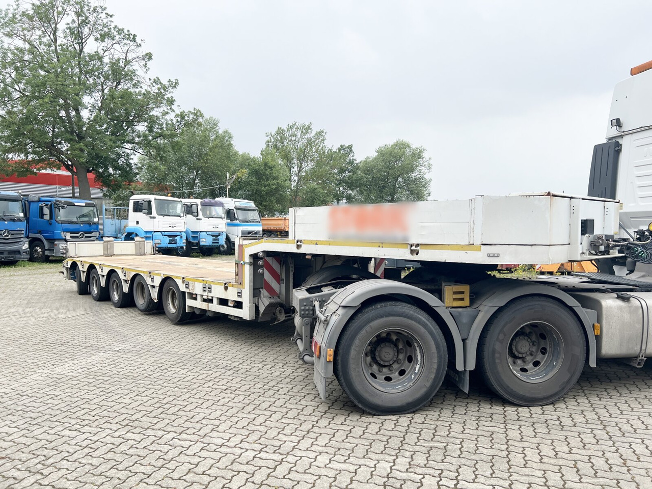 Low loader semi-trailer for transportation of heavy machinery ES-GE 5.SOU-25-50.3N 5.SOU-25-50.3N, Teleskopierbar: picture 9