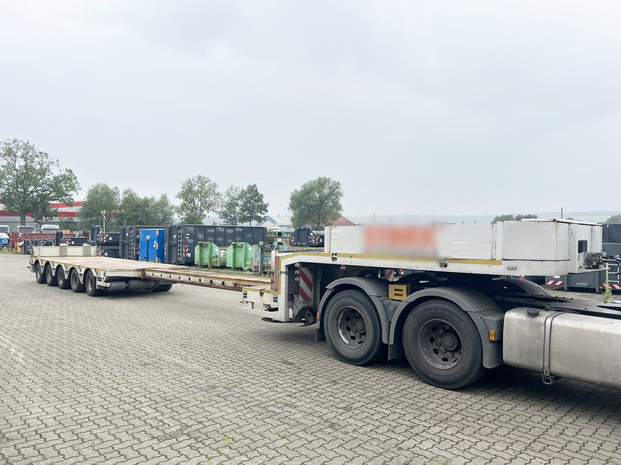 Low loader semi-trailer for transportation of heavy machinery ES-GE 5.SOU-25-50.3N 5.SOU-25-50.3N, Teleskopierbar: picture 15
