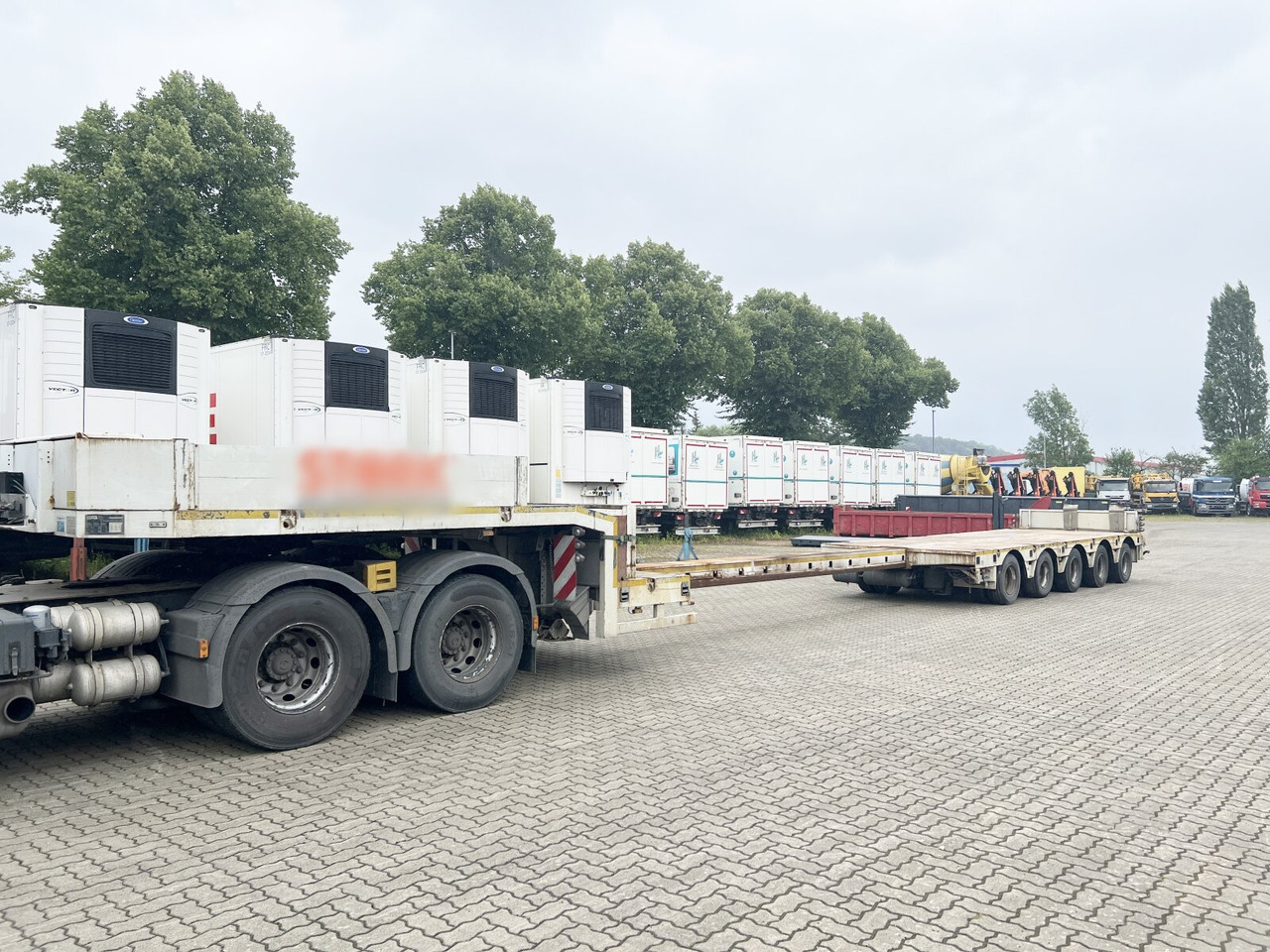 Low loader semi-trailer for transportation of heavy machinery ES-GE 5.SOU-25-50.3N 5.SOU-25-50.3N, Teleskopierbar: picture 14