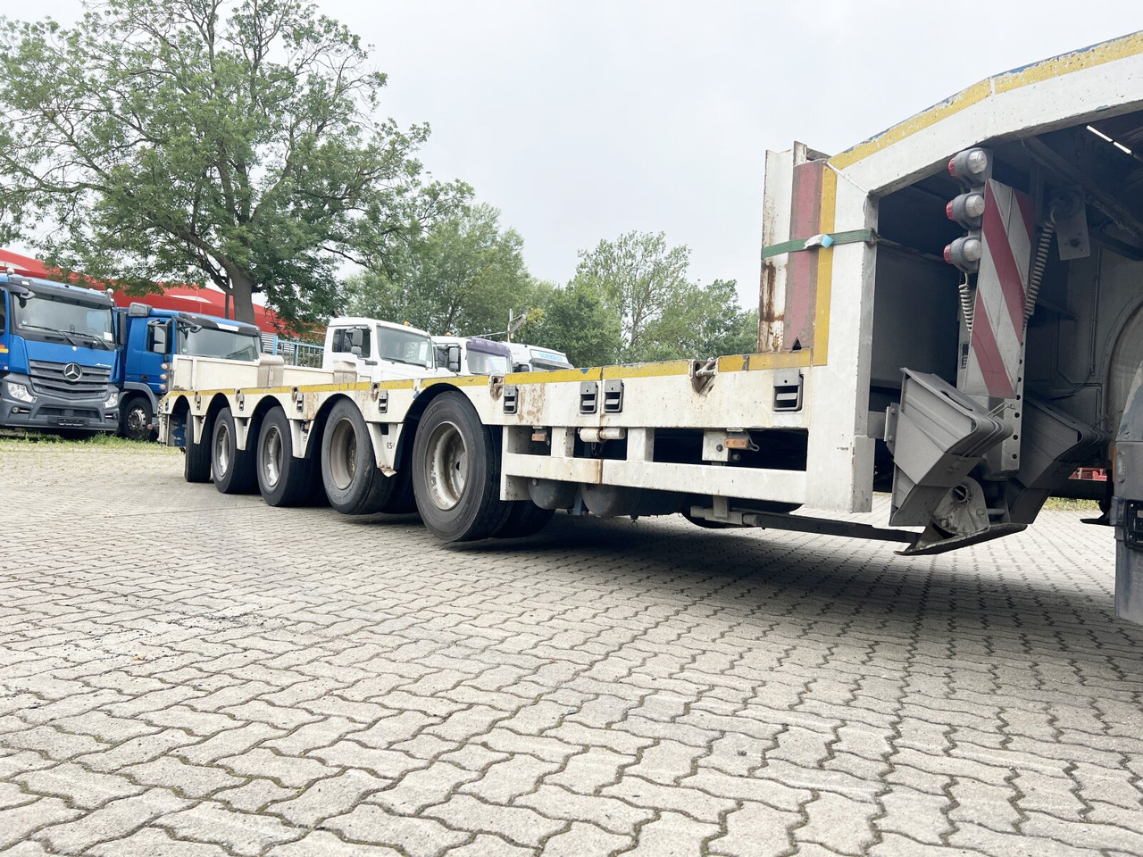 Low loader semi-trailer for transportation of heavy machinery ES-GE 5.SOU-25-50.3N 5.SOU-25-50.3N, Teleskopierbar: picture 10