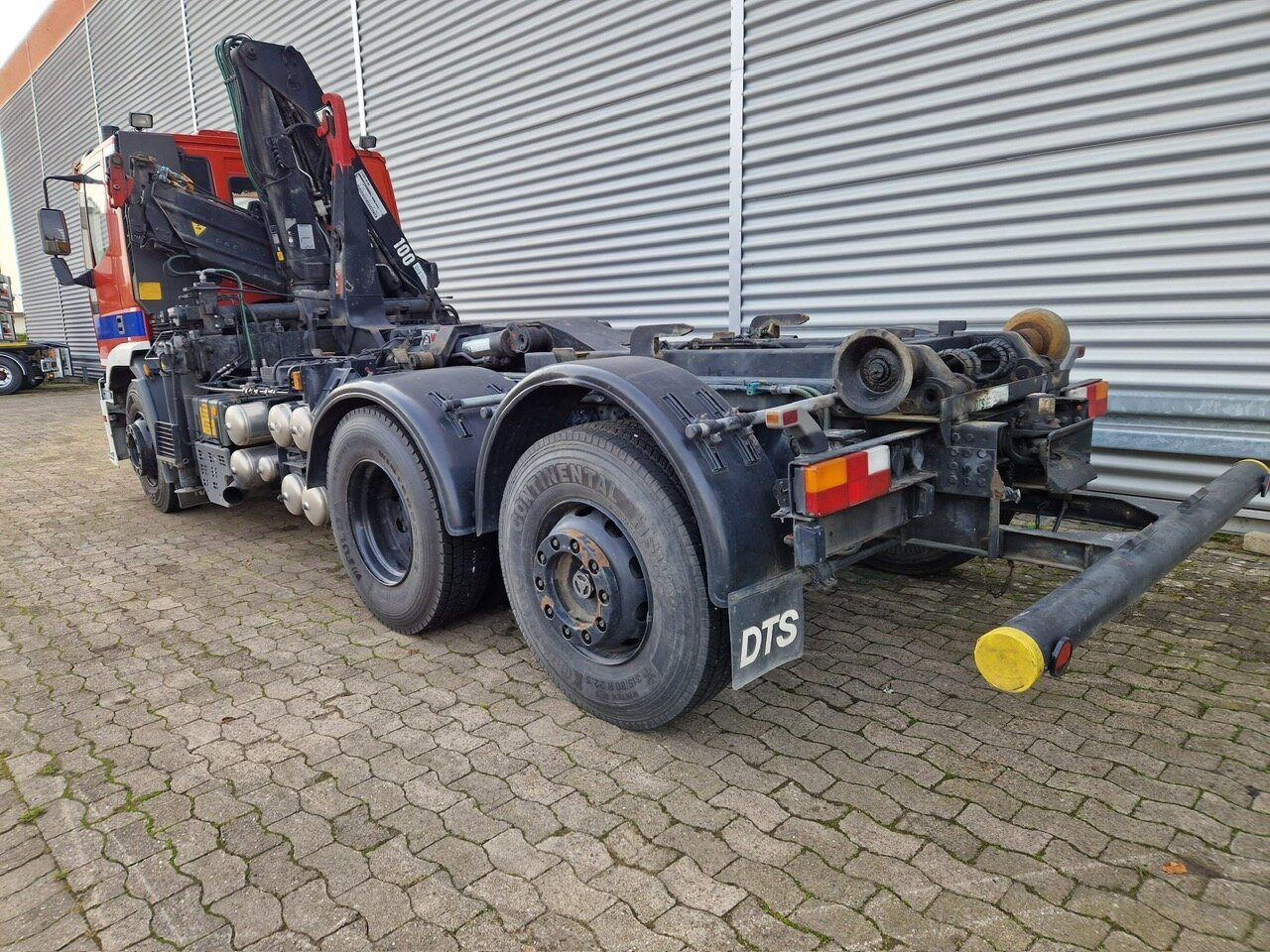 Hook lift truck, Crane truck EuroTech 240E38 6x2-4 EuroTech 240E38 6x2-4, Lift-/Lenkachse, Seilwinde, Kran Hiab 100: picture 12