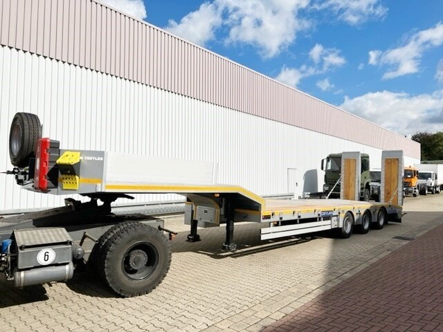 New Low loader semi-trailer for transportation of heavy machinery FSML 2 B1 FSML 2 B1 mit Liftachse: picture 8
