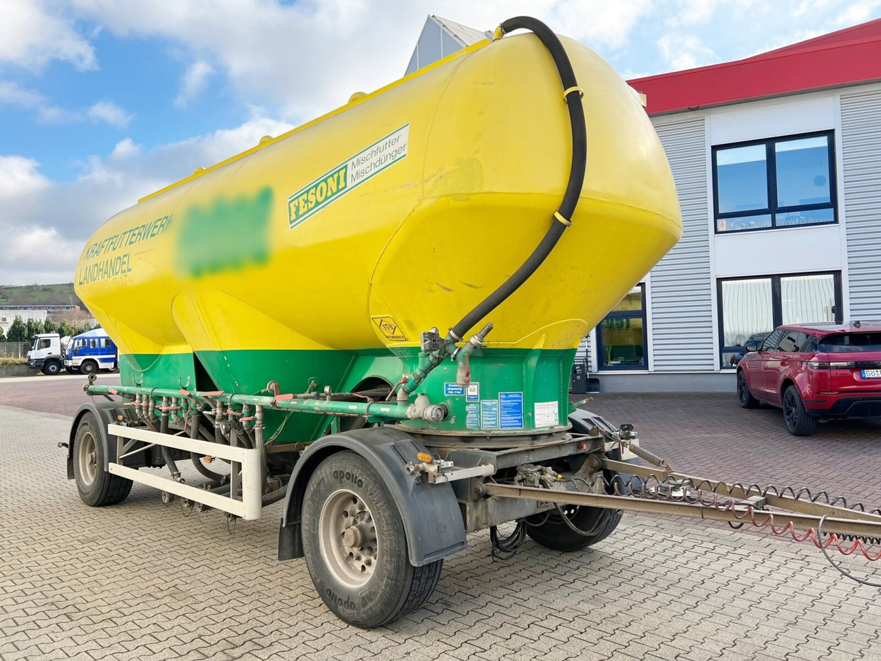 Tank trailer Feldbinder EUT 31.2 Silo-Anhänger EUT 31.2 Silo-Anhänger, ca. 31m³, 4x Domdeckel: picture 12