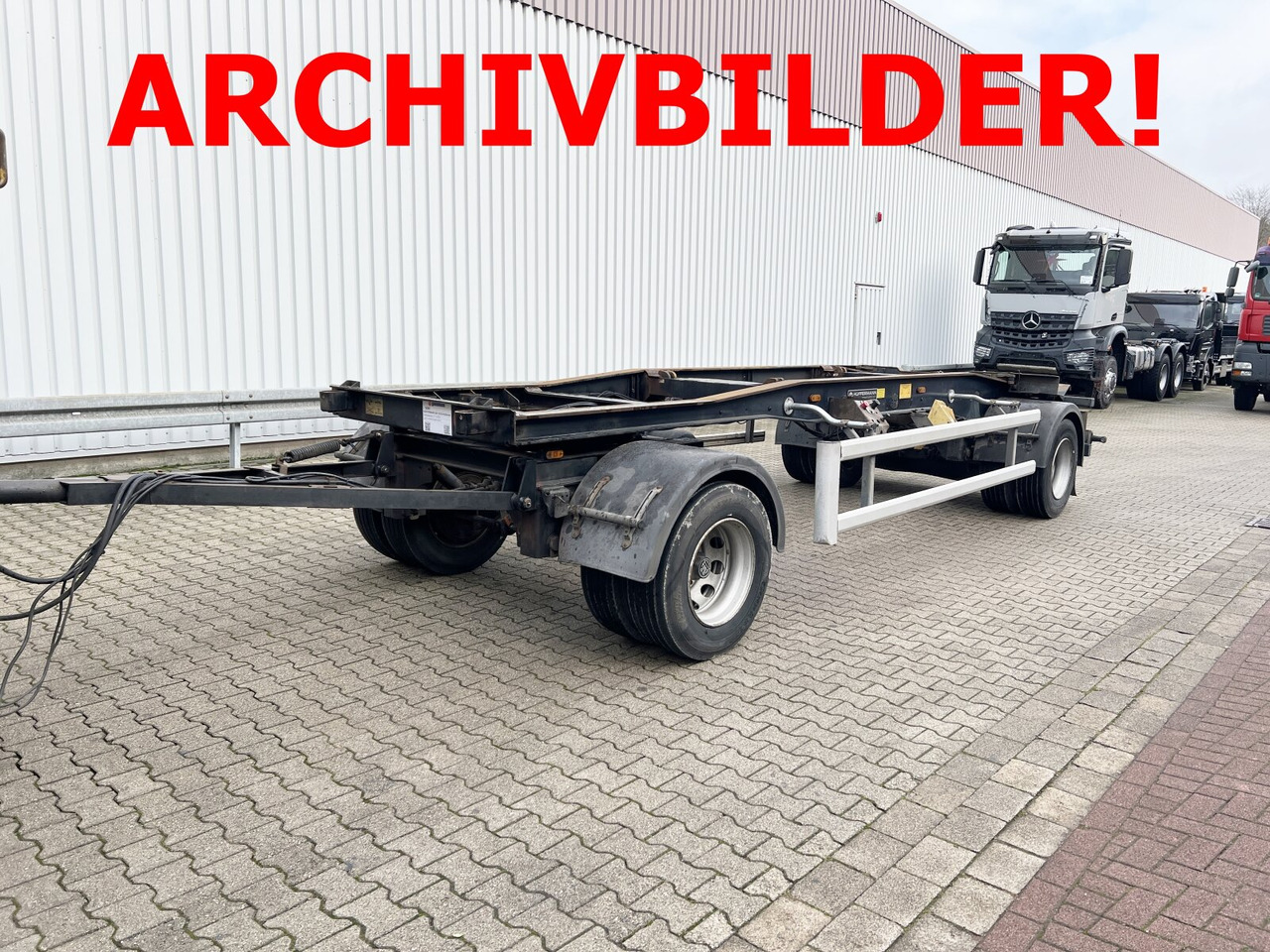 HSA 18.65 Schlittenabroller HUEFFERMANN HSA 18.65 Schlittenabroller - Roll-off/ Skip trailer: picture 1 HSA 18.65 Schlittenabroller HUEFFERMANN HSA 18.65 Schlittenabroller - Roll-off/ Skip trailer: picture 1