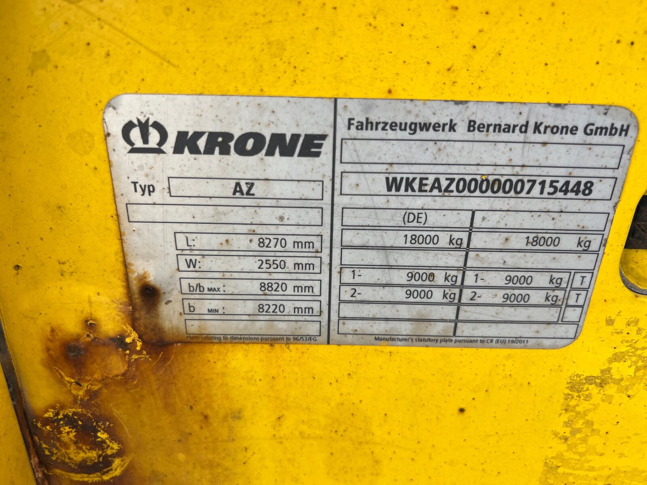 Krone AZP 18 AZP 18 - Dropside/ Flatbed trailer: picture 5 Krone AZP 18 AZP 18 - Dropside/ Flatbed trailer: picture 5