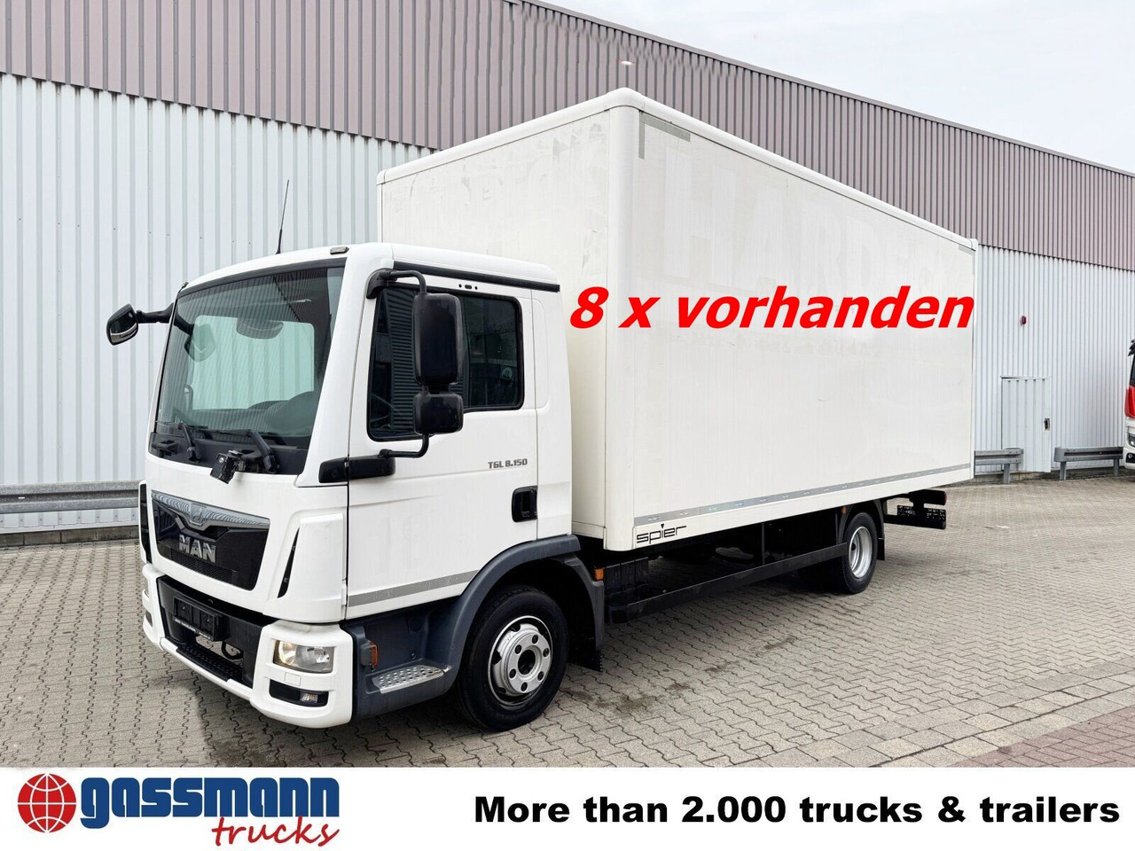 MAN TGL 8.150/180 4x2 BL TGL 8.150/180 4x2 BL, Möbelkoffer mit Rolltor - Box truck: picture 1 MAN TGL 8.150/180 4x2 BL TGL 8.150/180 4x2 BL, Möbelkoffer mit Rolltor - Box truck: picture 1
