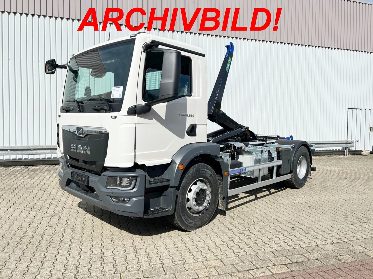 MAN TGS 18.360 4X2 BL TGS 18.360 4X2 BL, Hyva 10.45 S, Teleskopabrollanlage - Hook lift truck: picture 1 MAN TGS 18.360 4X2 BL TGS 18.360 4X2 BL, Hyva 10.45 S, Teleskopabrollanlage - Hook lift truck: picture 1