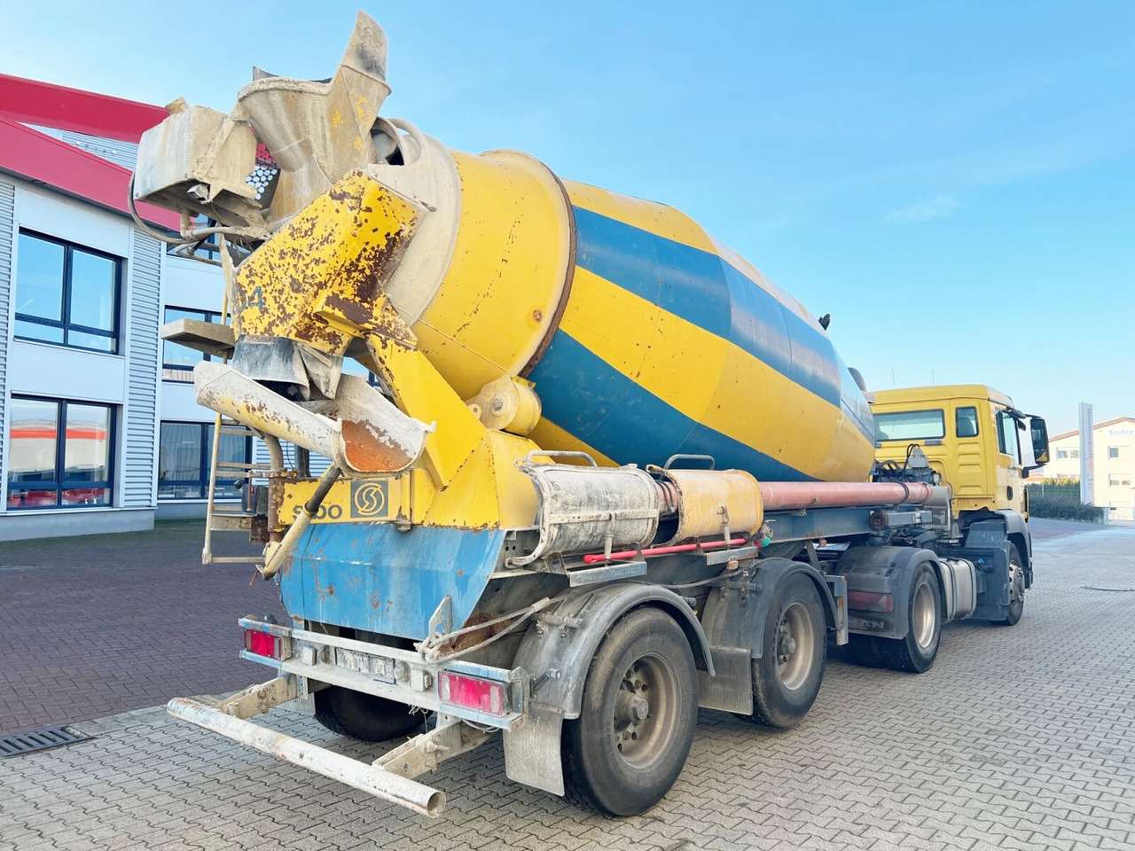 Concrete mixer truck MAN TGS 18.440 4X4H BLS TGS 18.440 4X4H BLS, LIEBHERR SF 32 BM/BS Mischer ca. 10m³: picture 13