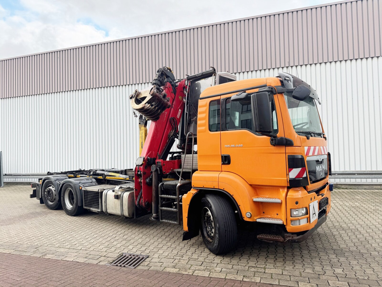 Hook lift truck, Crane truck MAN TGS 26.440 6x2-4 BL TGS 26.440 6x2-4 BL, Lenk-/Liftachse, Krankabine, Kran Epsilon Q150Z96: picture 8