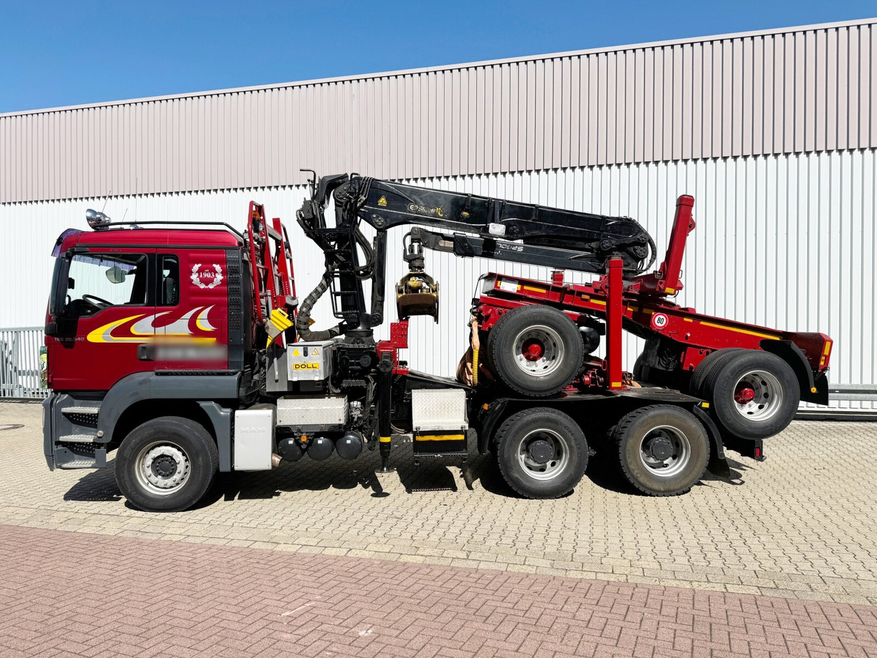 Leasing of MAN TGS 26.540 6X4 BL TGS 26.540 6X4 BL, Intarder, Kran Epsilon S260L82, Langholz MAN TGS 26.540 6X4 BL TGS 26.540 6X4 BL, Intarder, Kran Epsilon S260L82, Langholz: picture 13