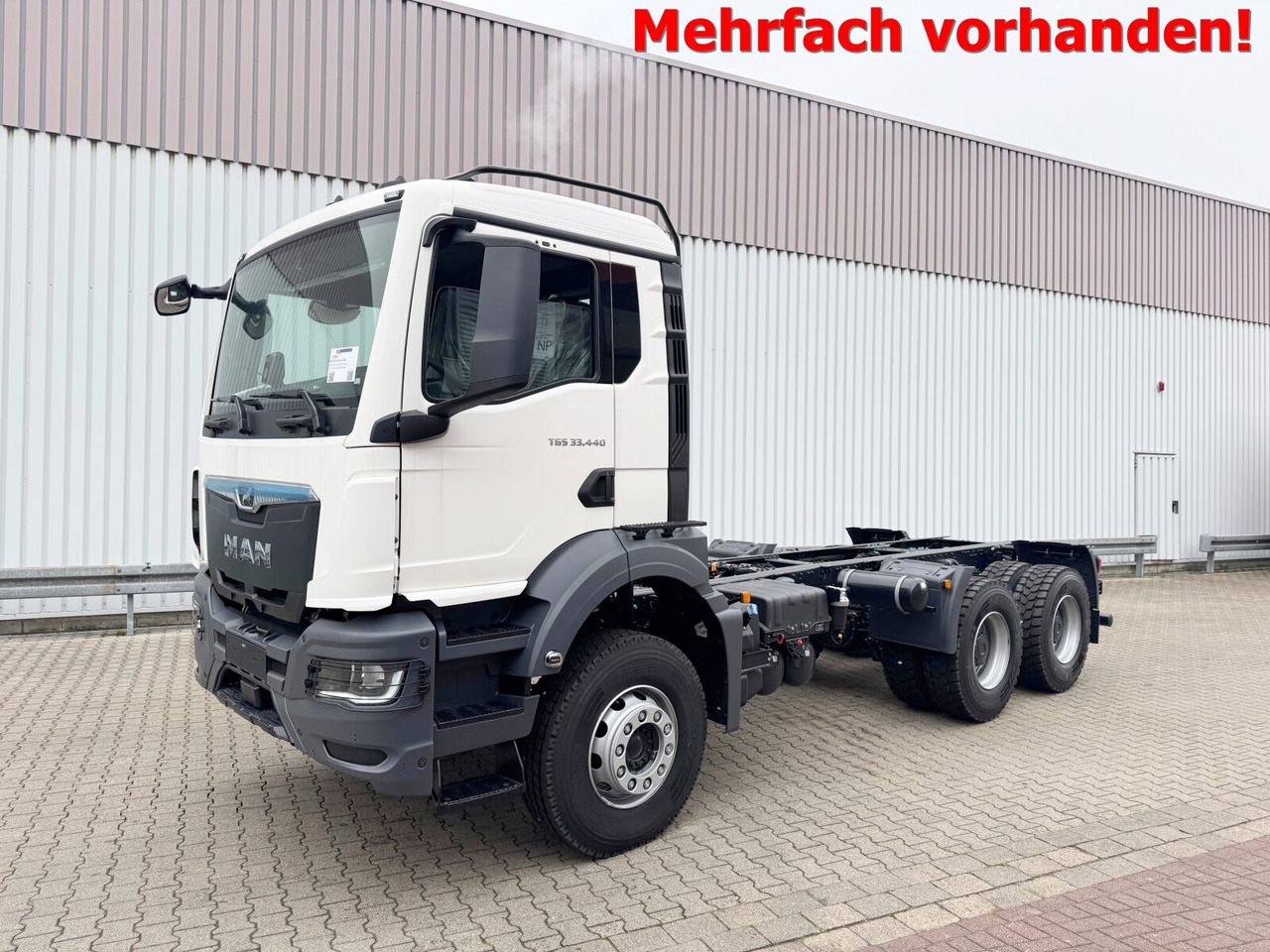 MAN TGS 33.440 6x4 BB TGS 33.440 6x4 BB, mehrfach vorhanden! - Cab chassis truck: picture 1 MAN TGS 33.440 6x4 BB TGS 33.440 6x4 BB, mehrfach vorhanden! - Cab chassis truck: picture 1