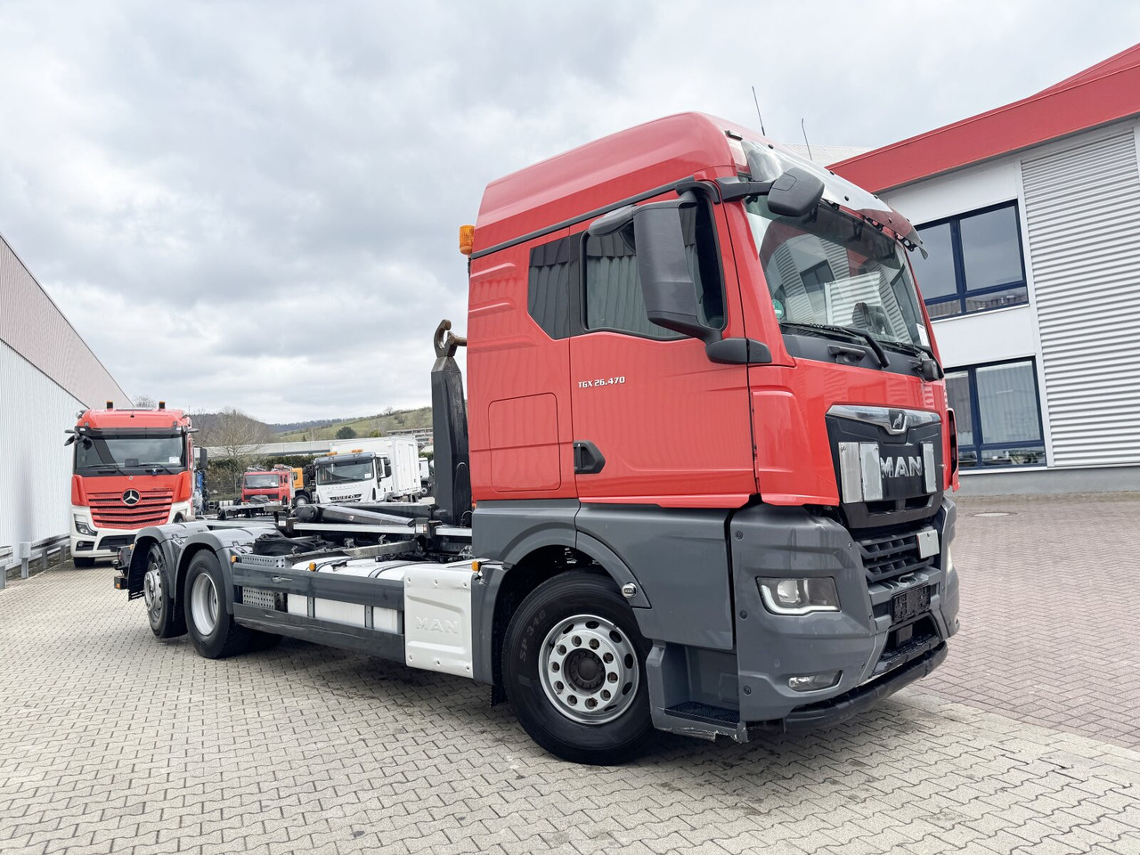 Hook lift truck MAN TGX 26.470 6X2-4 BL TGX 26.470 6X2-4 BL, VDL 21-S 6200 Abrollkipper bis 7 m, , Lenk-/Liftachse, XLX-Fahrerhaus, Funk: picture 8
