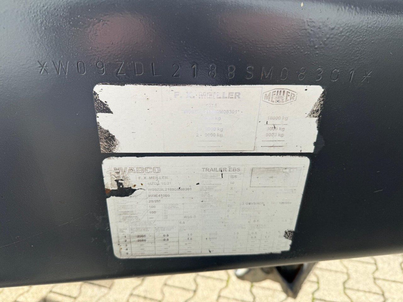 Meiller MZDA 18/21 MZDA 18/21, Bordmatik - Tipper trailer: picture 3 Meiller MZDA 18/21 MZDA 18/21, Bordmatik - Tipper trailer: picture 3