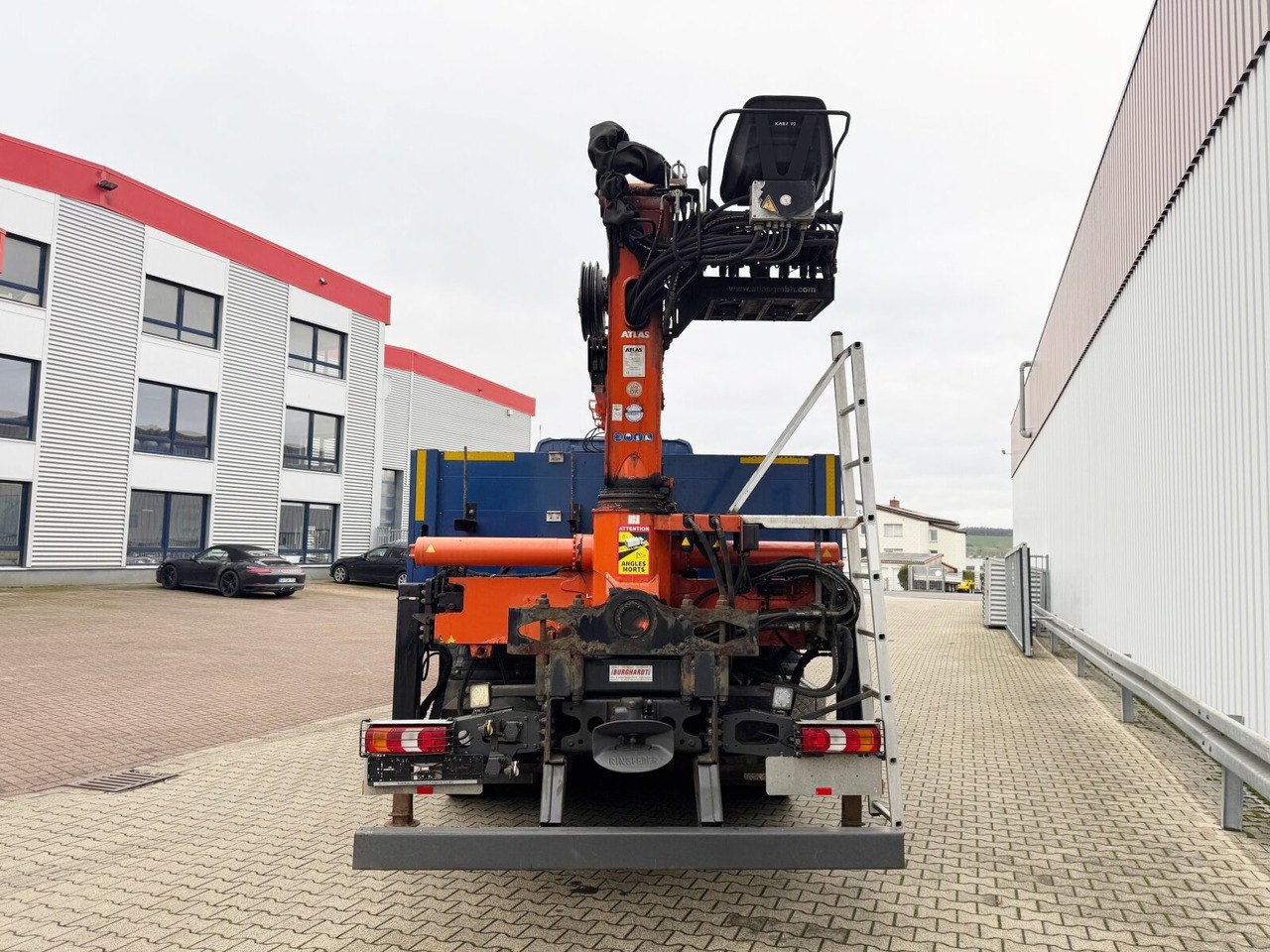 Crane truck, Dropside/ Flatbed truck Mercedes-Benz Arocs 2642 6x4 Arocs 2642 6x4 mit Heckkran Atlas AK 186.3 V-2: picture 9