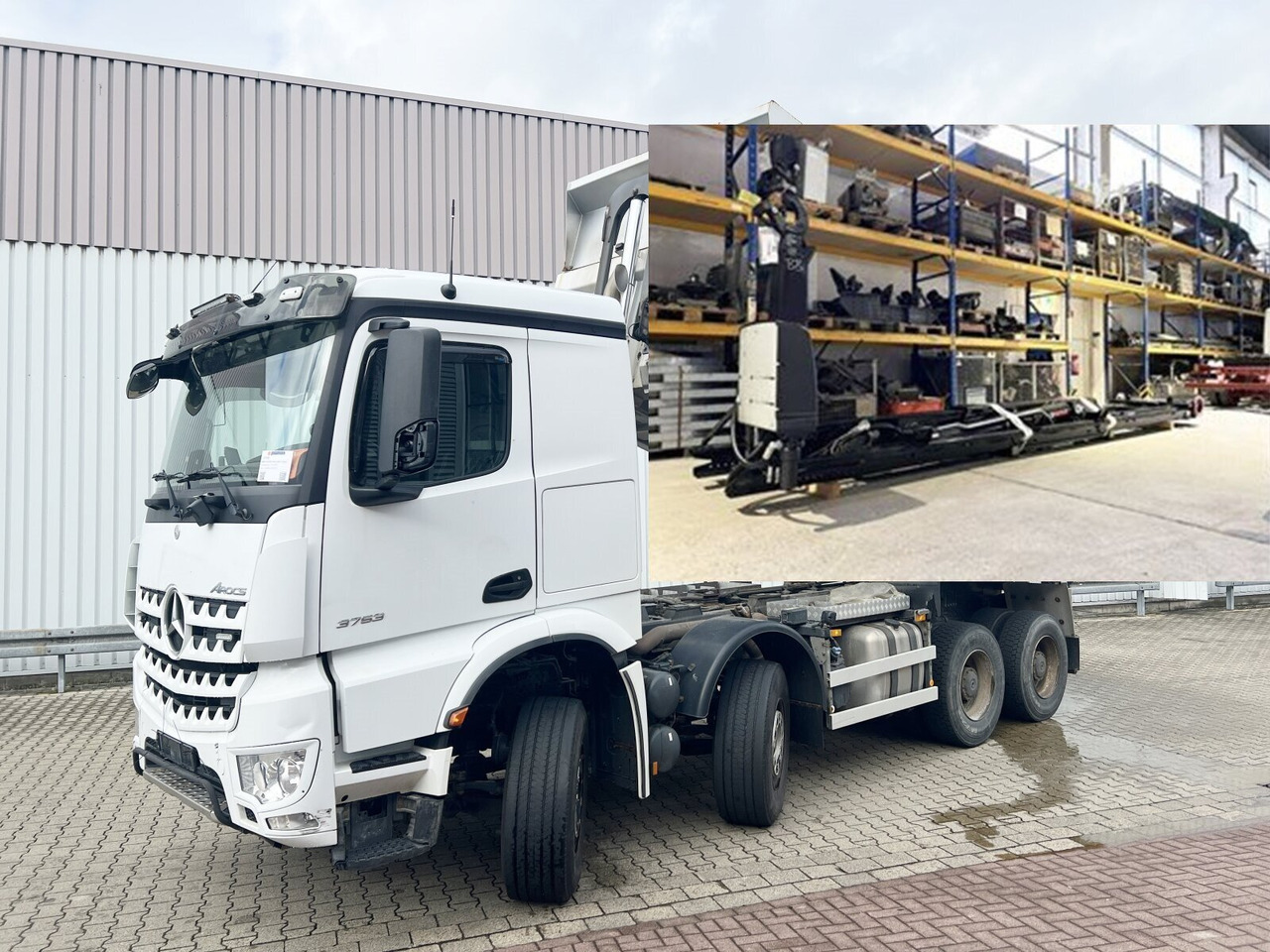 Mercedes-Benz Arocs 3253 K 8x4/4 Arocs 3253 K 8x4/4, Retarder - Hook lift truck: picture 1 Mercedes-Benz Arocs 3253 K 8x4/4 Arocs 3253 K 8x4/4, Retarder - Hook lift truck: picture 1