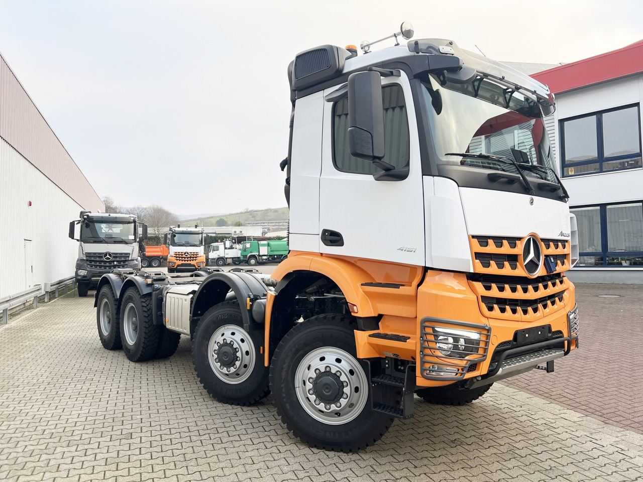 New Dumper Mercedes-Benz Arocs 4151 AK 8x8/4 Arocs 4151 AK 8x8/4, Grounder, Meiller Stahlmulde 18m³: picture 9