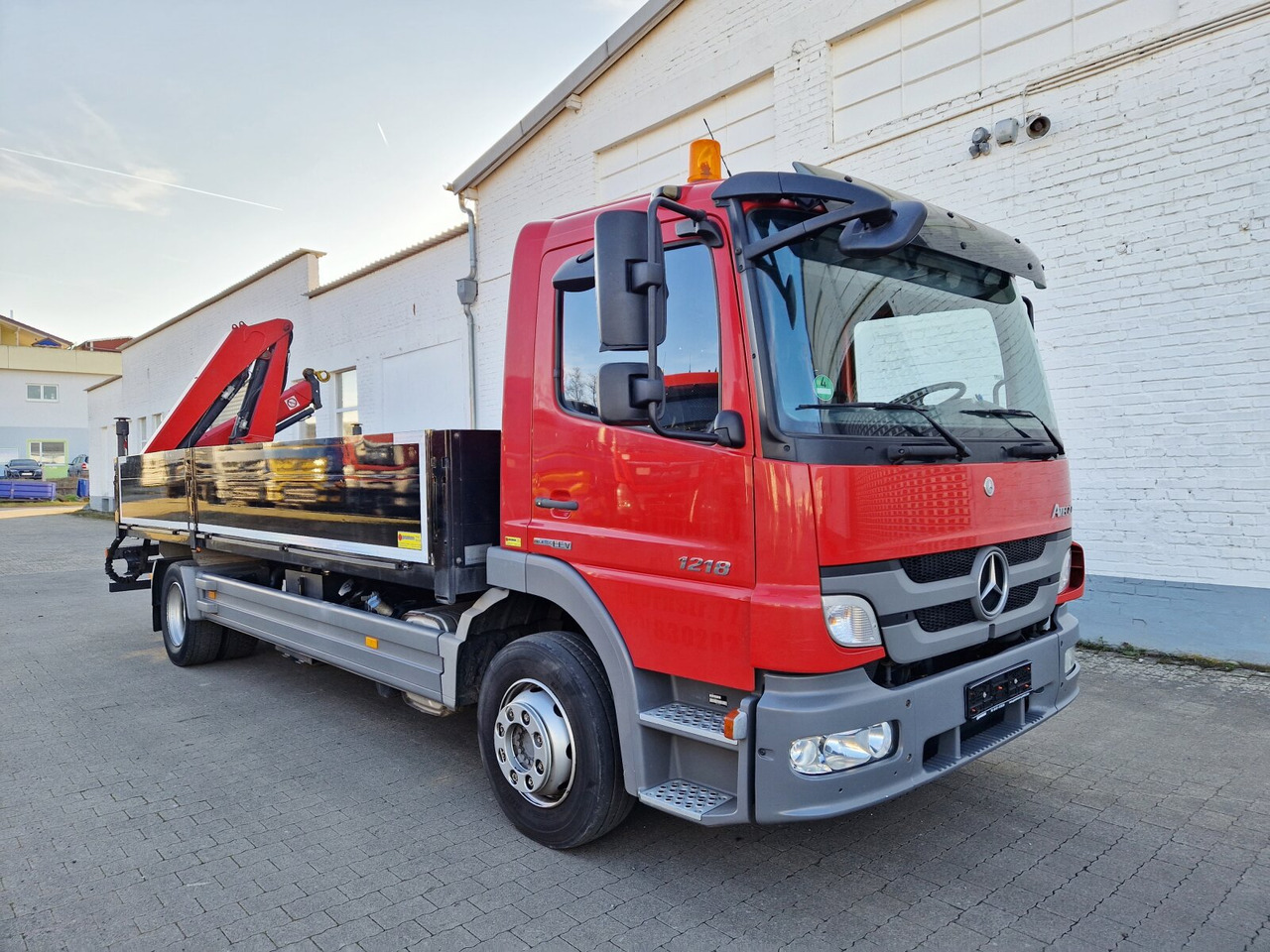Crane truck Mercedes-Benz Atego 1218 L 4x2 1218 L 4x2, Fassi Kran F 95A21 5.9m-1.545 kg,: picture 11