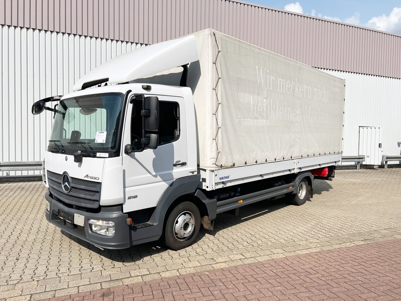 Mercedes-Benz Atego 818/23 L 4x2 Atego 818/23 L 4x2 mit Sörensen LBW - Curtainsider truck: picture 1 Mercedes-Benz Atego 818/23 L 4x2 Atego 818/23 L 4x2 mit Sörensen LBW - Curtainsider truck: picture 1