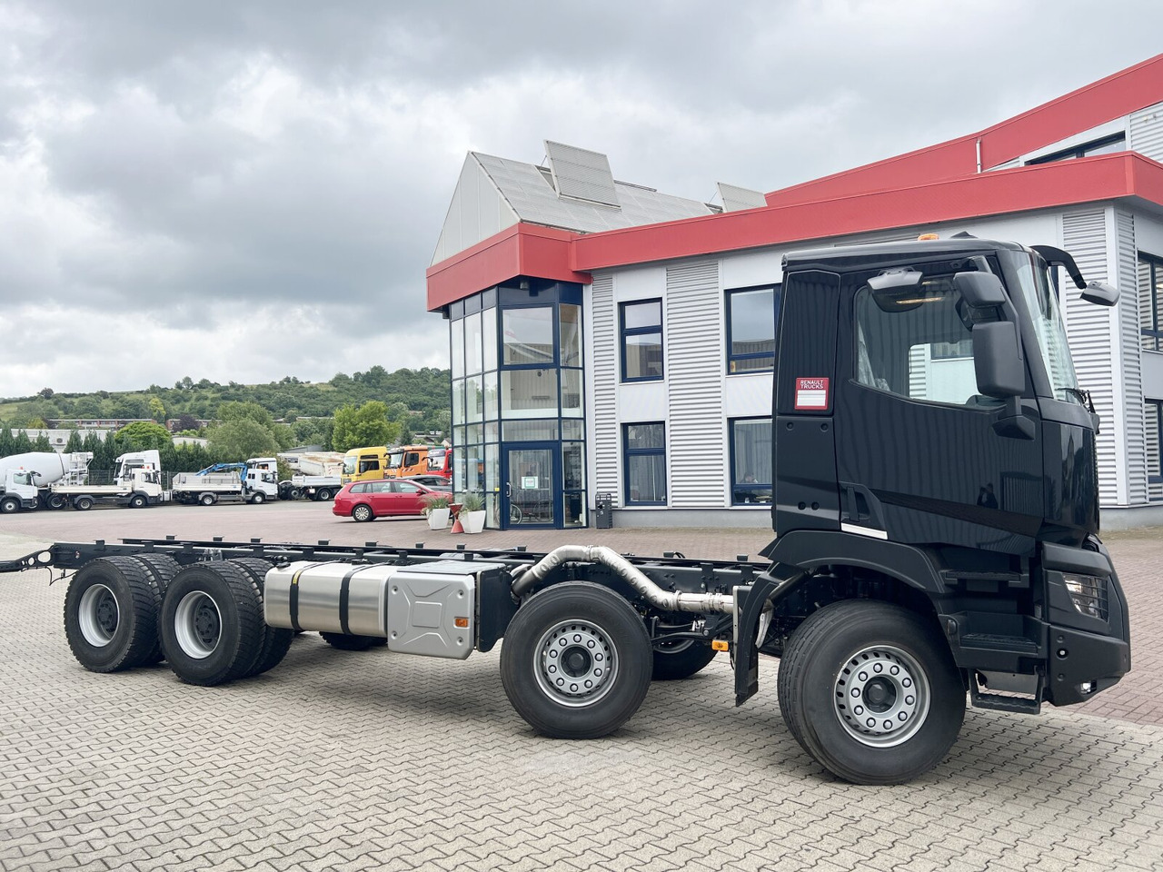 New Hook lift truck, Crane truck Renault C 480 8x4 C 480 8x4, Kran 15-35m/t: picture 9
