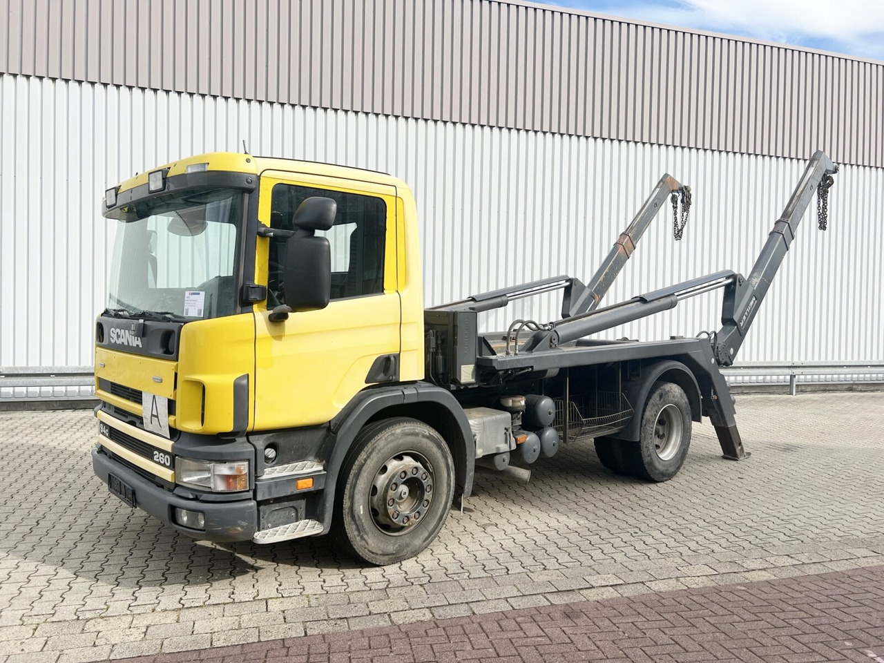 Scania 94G 260 GB 4x2 94G 260 GB 4x2, Meiller - Skip loader truck: picture 1 Scania 94G 260 GB 4x2 94G 260 GB 4x2, Meiller - Skip loader truck: picture 1