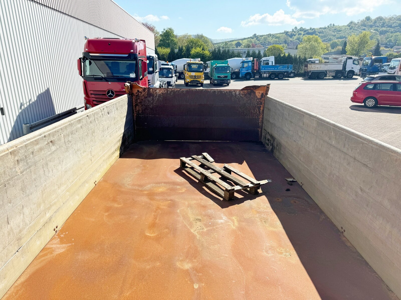 Tipper trailer Schwarzmüller TKA 18 TKA 18, Alu-Bordwände, ca. 11m³: picture 8