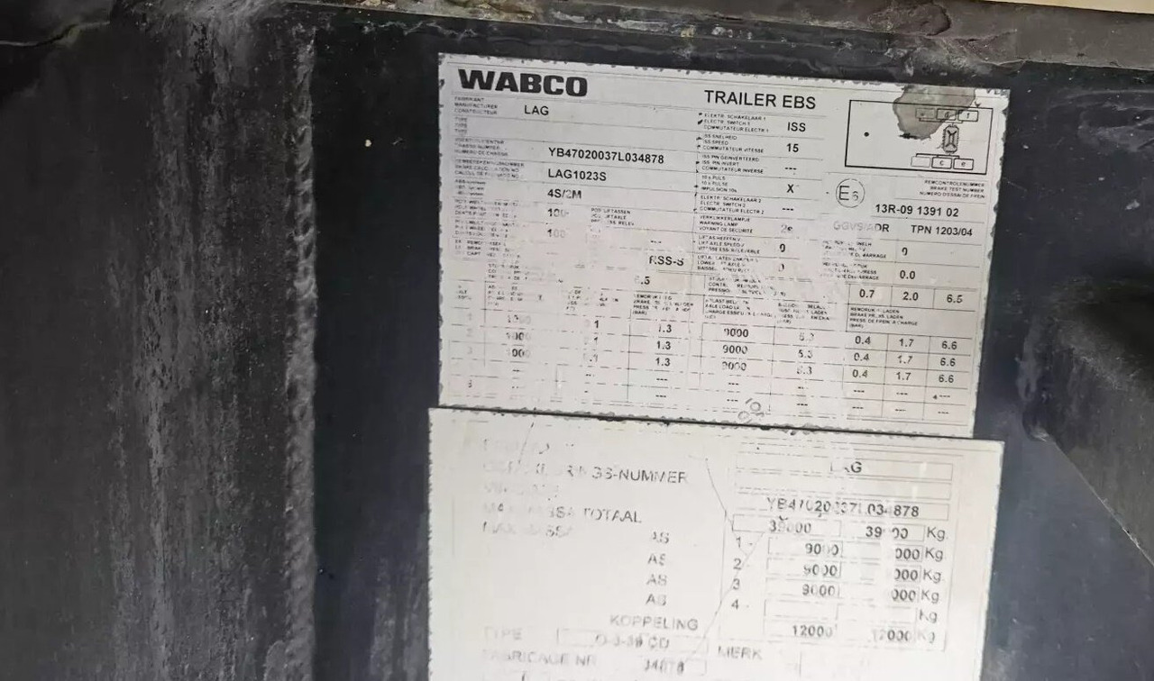 Lag 0-3-39 CD Containerchassis 0-3-39 CD Containerchassis, 20ft und 30ft, ADR - Semi-trailer: picture 3 Lag 0-3-39 CD Containerchassis 0-3-39 CD Containerchassis, 20ft und 30ft, ADR - Semi-trailer: picture 3