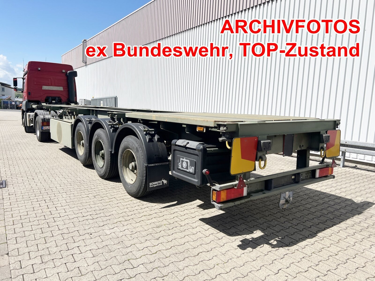 Schmitz Cargobull SCF 24 Containerchassis SCF 24 Containerchassis, 2x20/20/30/40ft, Ex-! - Semi-trailer: picture 1 Schmitz Cargobull SCF 24 Containerchassis SCF 24 Containerchassis, 2x20/20/30/40ft, Ex-! - Semi-trailer: picture 1