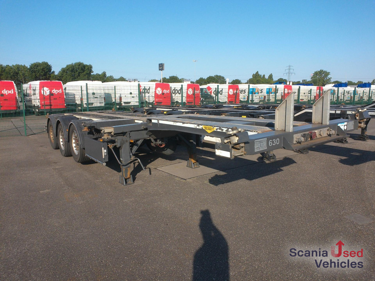 BROSHUIS Container Chassis 20-40-45 Fuss Lift - Container transporter/ Swap body semi-trailer: picture 1 BROSHUIS Container Chassis 20-40-45 Fuss Lift - Container transporter/ Swap body semi-trailer: picture 1