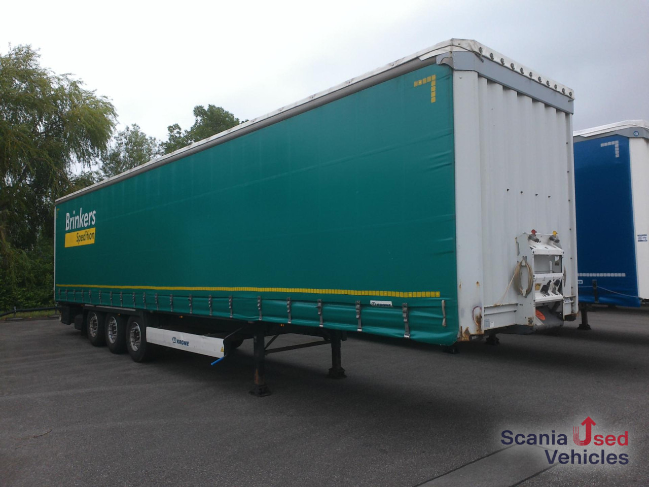 KRONE SD Plane u. Spriegel - Curtainsider semi-trailer: picture 1 KRONE SD Plane u. Spriegel - Curtainsider semi-trailer: picture 1