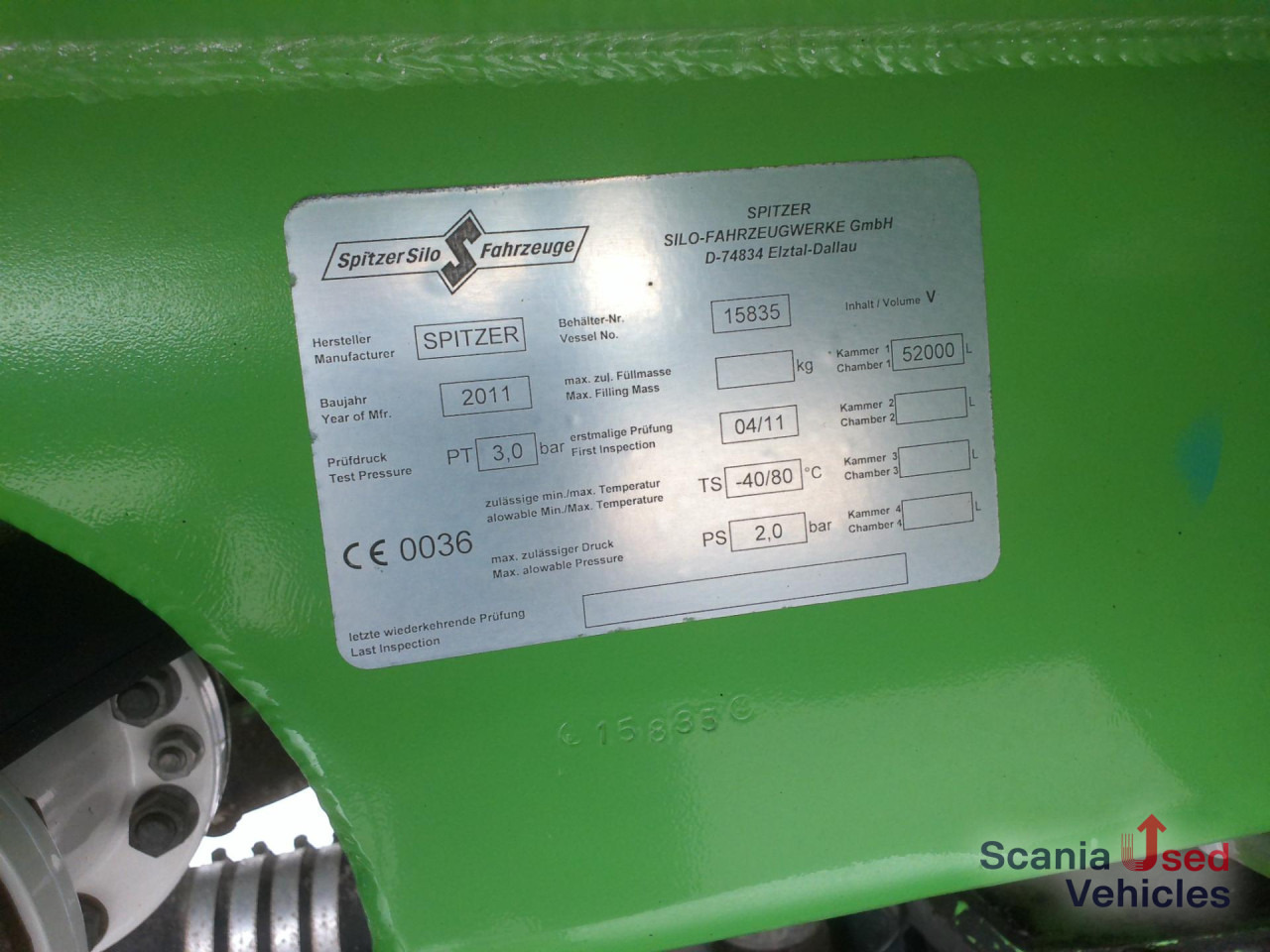 SPITZER 2 Achs Siloauflieger - Silo semi-trailer: picture 4 SPITZER 2 Achs Siloauflieger - Silo semi-trailer: picture 4