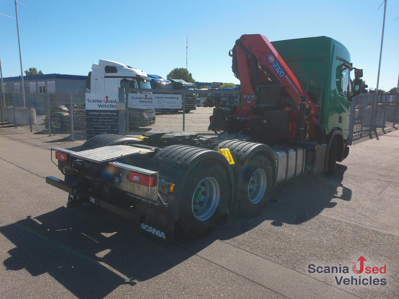 Tractor unit SCANIA R 450 B6x4NA mit Kran HMF 2320-K-RCS 23mtr.: picture 8