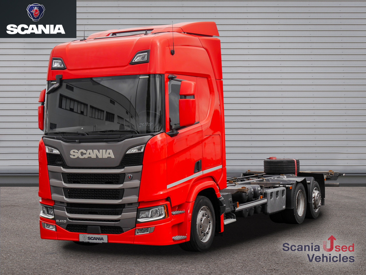 SCANIA R 410 B6x2*4LB Jumbo, Lenkachse, Standklima - Container transporter/ Swap body truck: picture 1 SCANIA R 410 B6x2*4LB Jumbo, Lenkachse, Standklima - Container transporter/ Swap body truck: picture 1