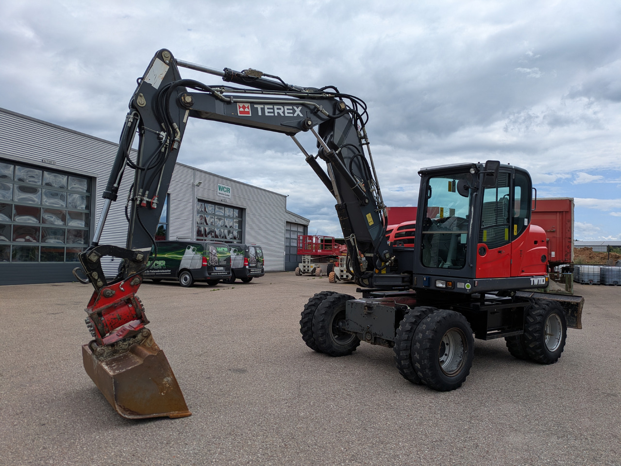 TEREX TW110 Mobilbagger Powertilt Rußpartikelfilter - Wheel excavator: picture 1 TEREX TW110 Mobilbagger Powertilt Rußpartikelfilter - Wheel excavator: picture 1