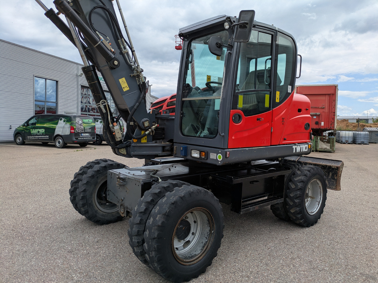 TEREX TW110 Mobilbagger Powertilt Rußpartikelfilter - Wheel excavator: picture 2 TEREX TW110 Mobilbagger Powertilt Rußpartikelfilter - Wheel excavator: picture 2