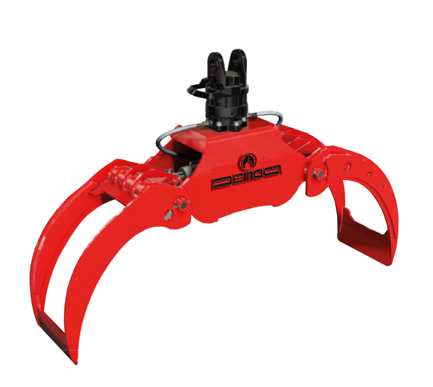 DEMOQ DP130 Log Grab 2000 kg - Grapple for Construction machinery: picture 1 DEMOQ DP130 Log Grab 2000 kg - Grapple for Construction machinery: picture 1
