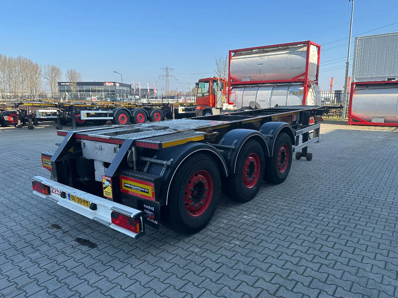 Container transporter/ Swap body semi-trailer Burg 20FT / 20FT SWAP ADR (EX/II, EX/III, FL, AT) Chassis, 3.690kg, SAF INTRADISC, 2x Liftaxle, NL-chassis, APK/ADR: 08-2025: picture 7